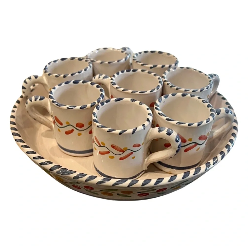 Vintage Artisan Coffee Set from Spain - Picture 2 of 14